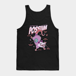 Anatomy Of A Possum Funny Tank Top